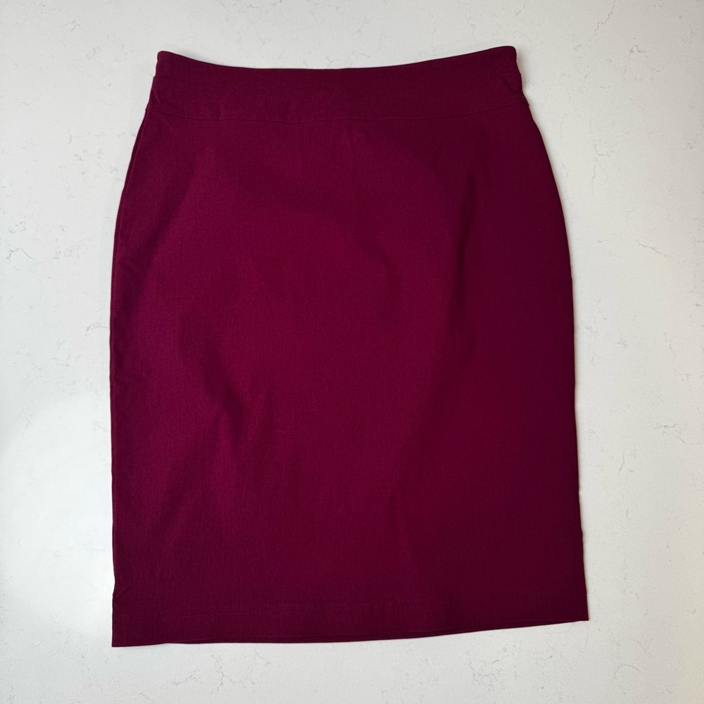 Ricki's Deep Red Pencil Skirt